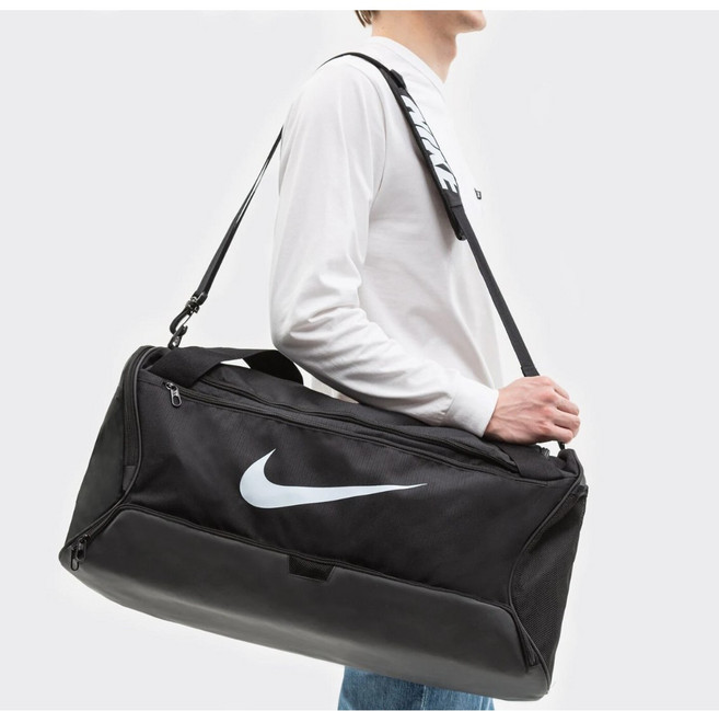 나이키 브라질리아 대용량 더블백 60L, 블랙, 1개