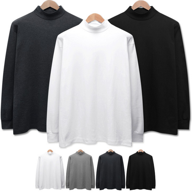 데일리 남녀공용 베이직 반폴라티 (AB028)