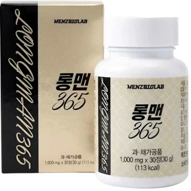 롱맨365 호로파추출분말 프리미엄 남성건강식품, 1박스, 30정 - 쿠팡