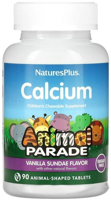 (2개) 네이처스 플러스 애니멀 퍼레이드 츄어블 칼슘, 90정, 2개 - 쿠팡