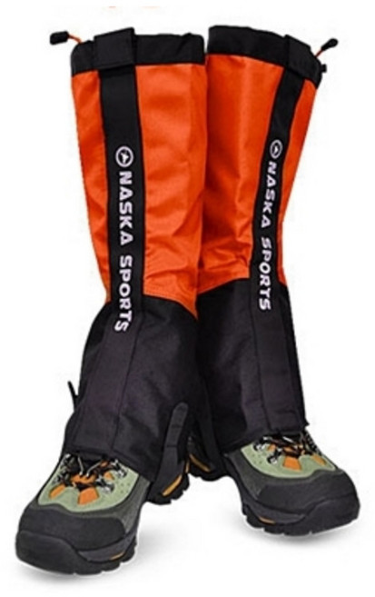 등산용 작업용 스패츠 발토시 생활방수, 오렌지