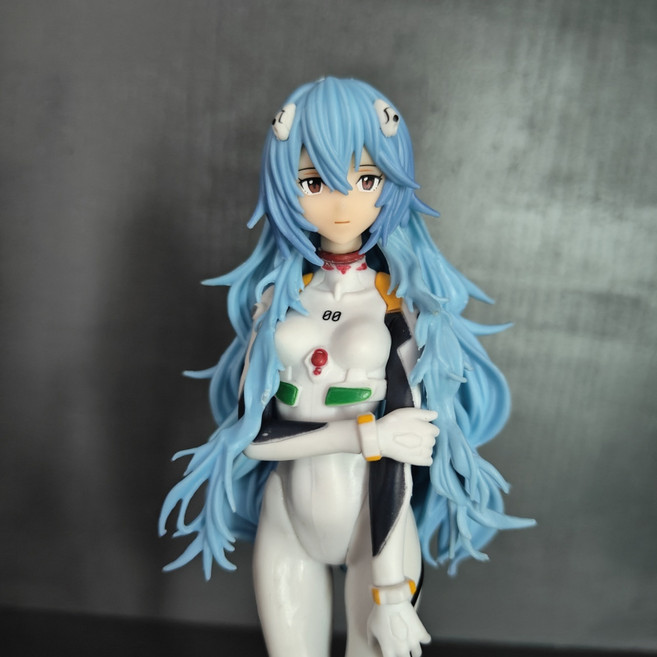 RON 에반게리온 레이 아스카 피규어 미소녀 PC 본체 장식 데스크테리어 소품, 아야나미 레이[키 18cm]