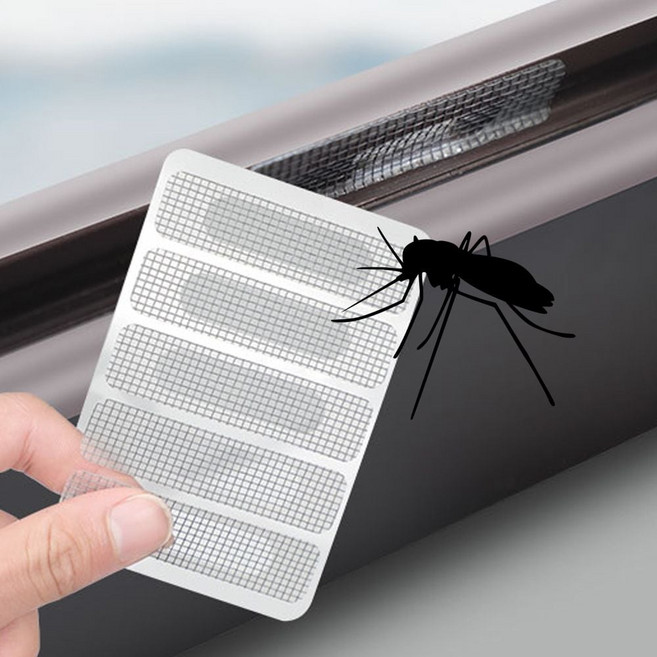 ??모기장수리 물구멍 모기장 패치 스티커 1매(5P) 방충망보수 모기장보수 모기장패치 모기장구멍, 블랙 프리, 본상품선택