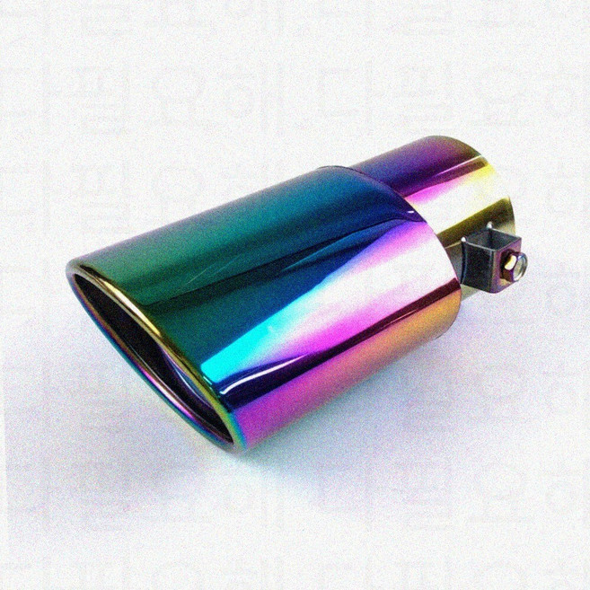 배기구 액세서리 자동차 배기 배출구 머플러팁 튜닝 장착 차량마후라, 컬러직선