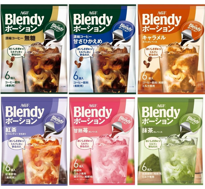 AGF 블렌디 포션 6개 세트