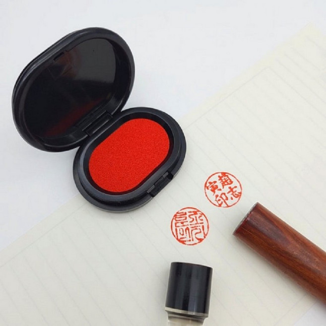 일본직수입 휴대용 속건 인주, 1개