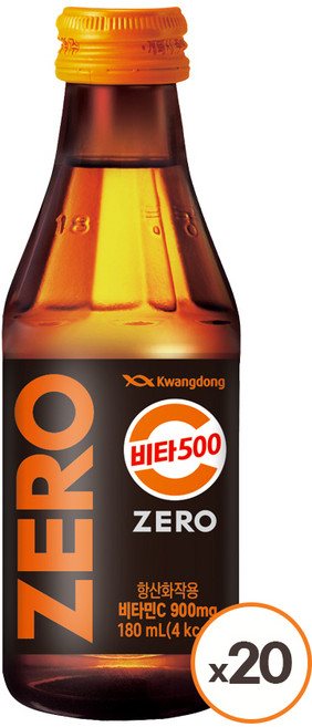 [광동직영] 비타500 제로 zero 180ml x 20병
