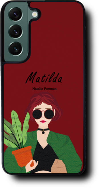 레옹마틸다 디자인 실리콘 TPU 범퍼케이스 갤럭시S22플러스 SM-S906