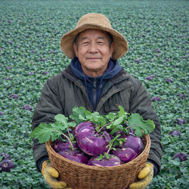 [산지소담]제주콜라비 특품 햇 고당도 콜라비, 1박스, 3kg