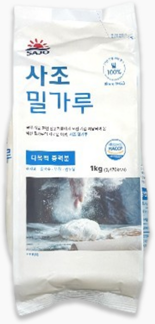 사조 밀가루 다목적 중력분 / 호주산, 1kg, 10개
