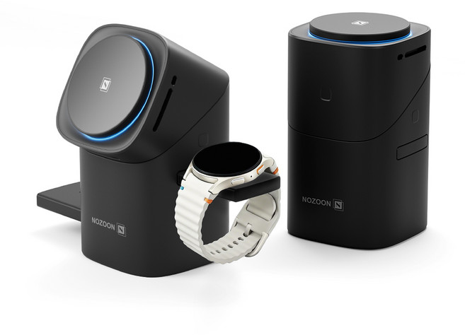 노존 QI2 맥세이프 충전기 갤럭시 워치 버즈3 프로 3IN1 무선 고속 충전 프리미엄버전 S25호환, 1개, 갤럭시용블랙