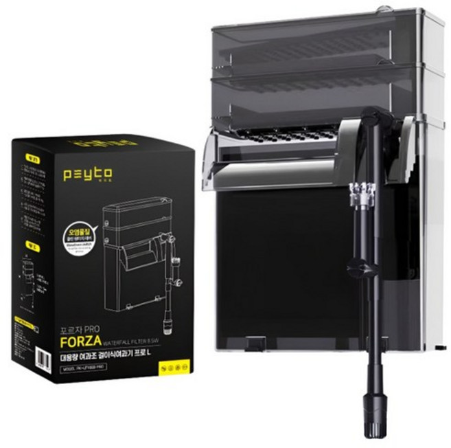 페이토 포르자 하이브리드 걸이식여과기 L PK-LF1000 PRO, 8.5W, 3개