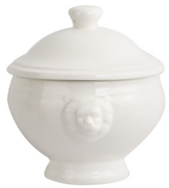 사자 헤드 스프볼 세트 (C209-0525) 도자기 시리얼 디저트, 1개