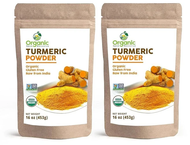 커큐민 함유 유기농 강황 파우더 | 946.4ml(32온스) (2팩) | USDA 유기농 및 GMO 프리 | OSR 100% 천연 및 천연, 커큐민 함유 유기농 강황 파우더 | 946.4ml32온, 453g, 2개 - 쿠팡