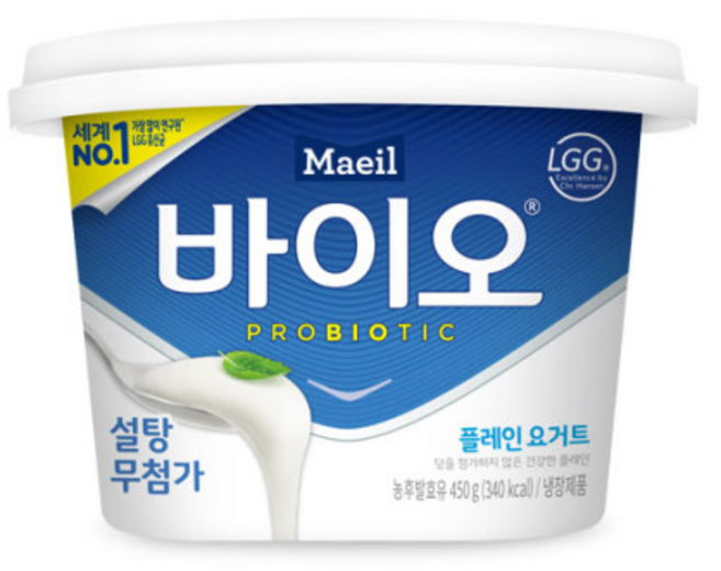 매일바이오 플레인 요거트, 450g, 3개