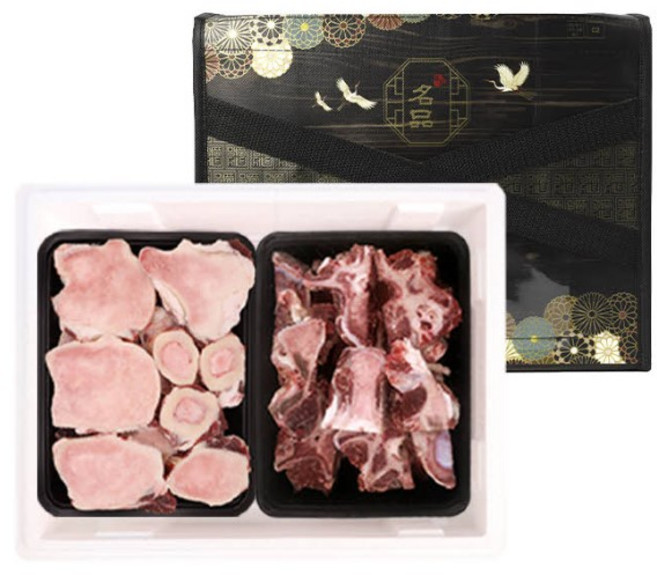 정성가득 한우 사골 잡뼈 4kg 선물세트