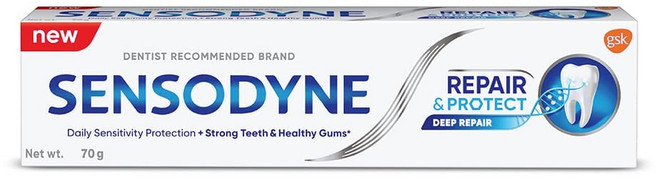 Sensodyne Repair & Protect Toothpaste for | Daily Care Toothpaste for Gentle Cleaning & Fresh Breath, 1개, 70g