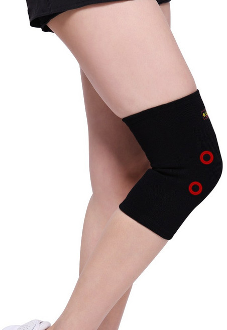 안아파 자기 무릎보호대 러닝 런닝 달리기, 블랙, 1개