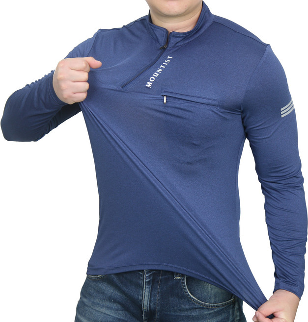마운티스트 4WAY 스트레치 집업 아웃도어 긴팔 티셔츠(남) 일상복 아웃도어