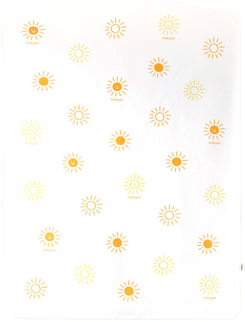 베이비앙 국내산 무형광 신생아 아기 유아 방수패드 방수매트 동그라미 누빔 실리콘 논슬립 특대형 방수요, 1개, 10 희망이(특대형)