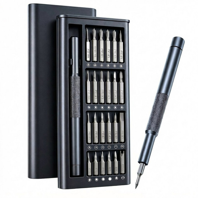 별 자석 정밀 드라이버 24종 세트, 1세트