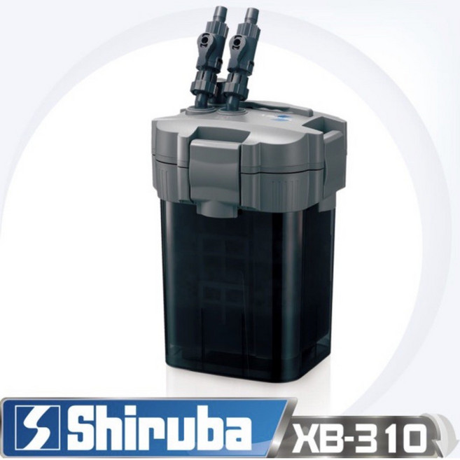 帥哥水族【Shiruba 銀箭】【外置圓桶過濾器】圓筒過濾器 圓桶過濾器 圓筒 圓桶 外置過濾 外掛過濾 過濾器, XB-310(1080L/H), 1個