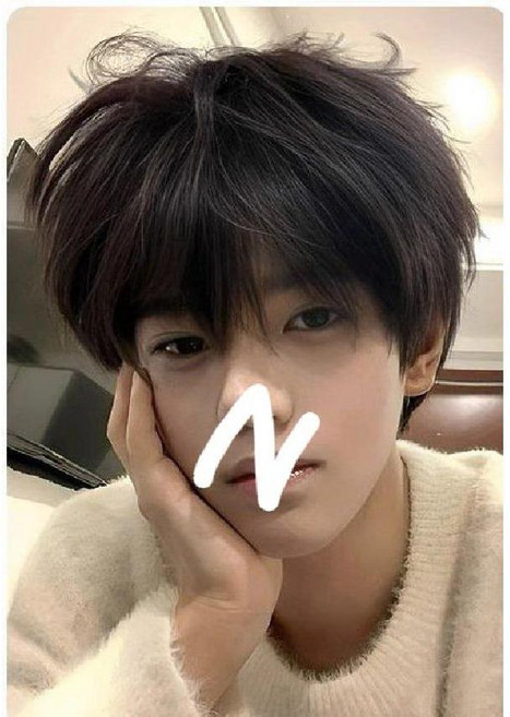 티류으스 남성 전두식 가발 미세컷 숏펌 뿌리볼륨 자연스러운 인모 헤어피스 Z0407, 1개, 네이처 블랙