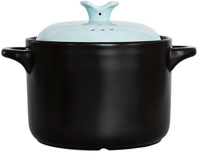 가정용뚝배기 세라믹 내열 된장찌개 깊은 냄비 계란찜 가정용 알밥 내열뚝배기 도자기, 핑크 2500ml (3-4 인용)