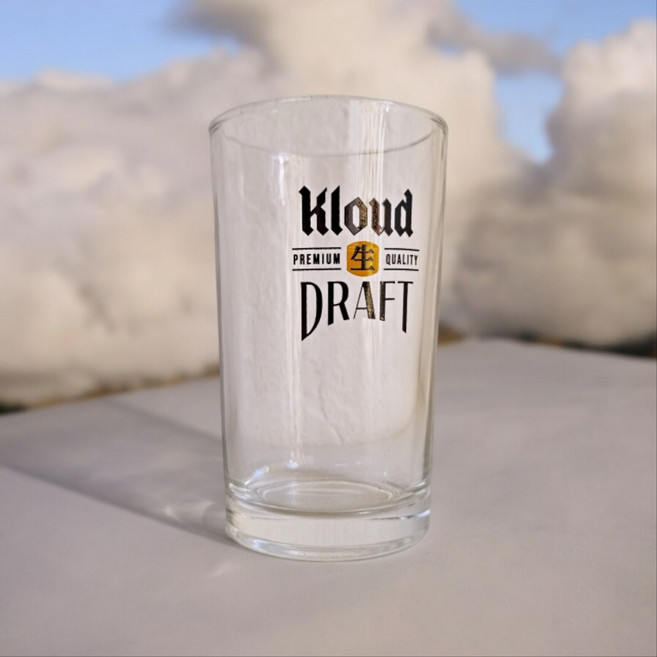 클라우드 맥주잔 전용잔 업소용 생맥주 bts 카스 테라, 1개