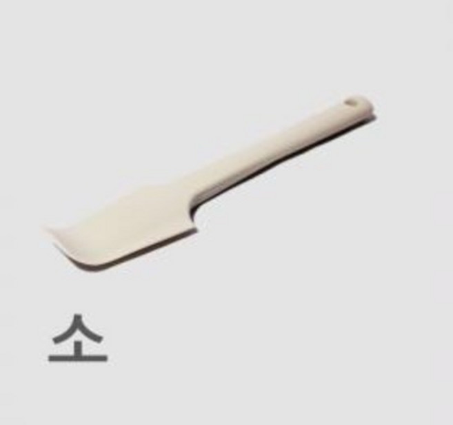 구떼 실리콘통주걱 화이트 / 소, 1개