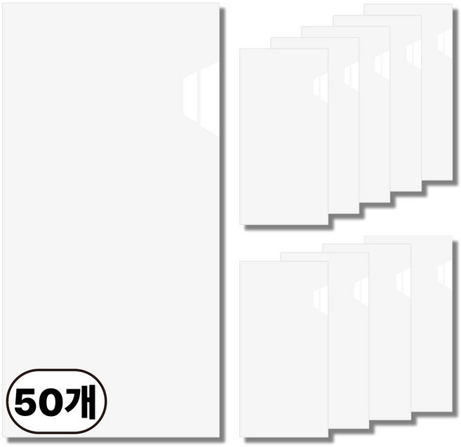 에이제이케이 붙이는 벽지 폼블럭 대리석 타일시트지, 클래식 화이트, 50개