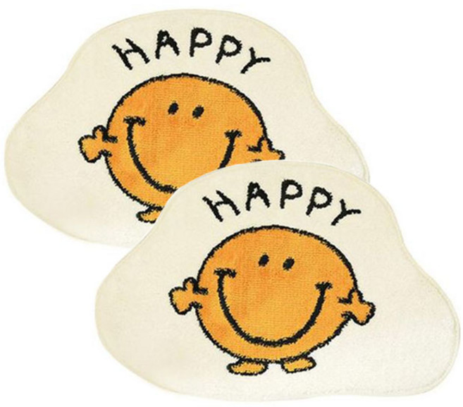 인더모먼트 스마일 미끄럼 방지 매트, 혼합 2개