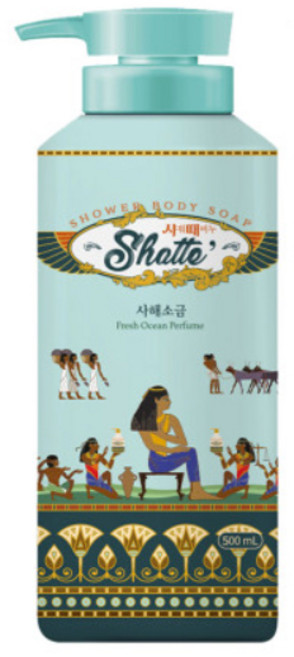 무궁화 샤워때비누 사해소금, 900ml, 2개