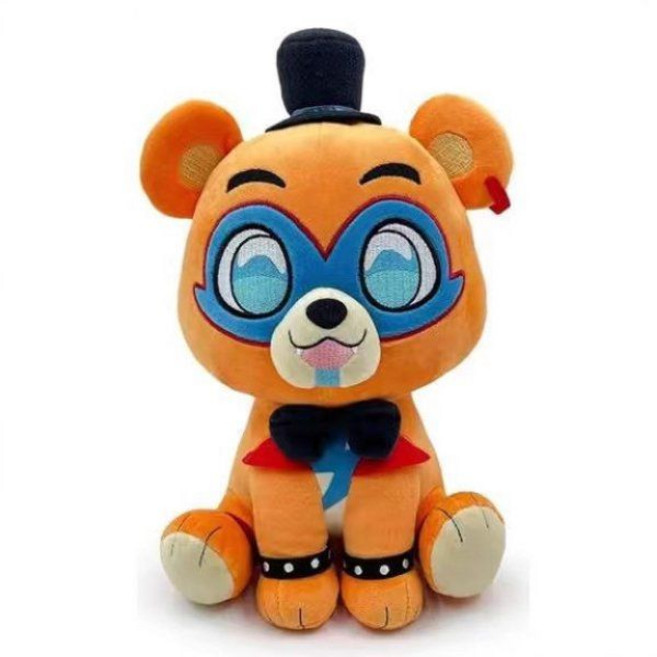 신제품 프레디의 피자가게 프레디에서의 5일밤 Glam Rock Freddy 글램록 프레디 베어 인형, 25cm, 프레디 파즈베어
