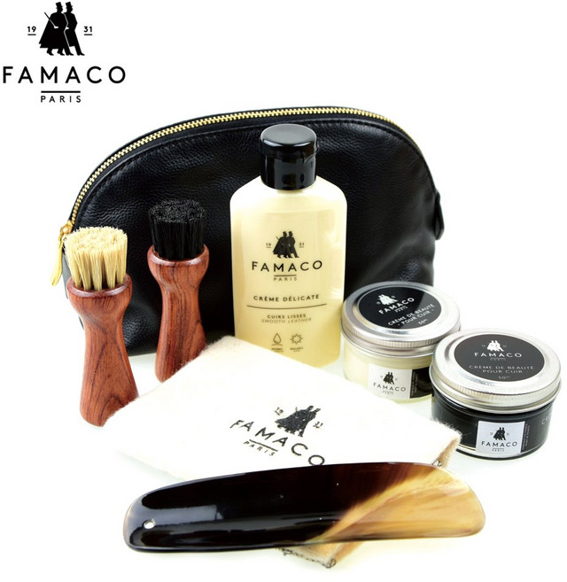 파마코 슈케어 구두약 비즈니스 세트, 1개