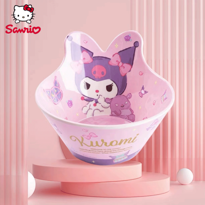 산리오 쿠로미 도자기 그릇 접시 세트 정품, 1개, 쿠로미02