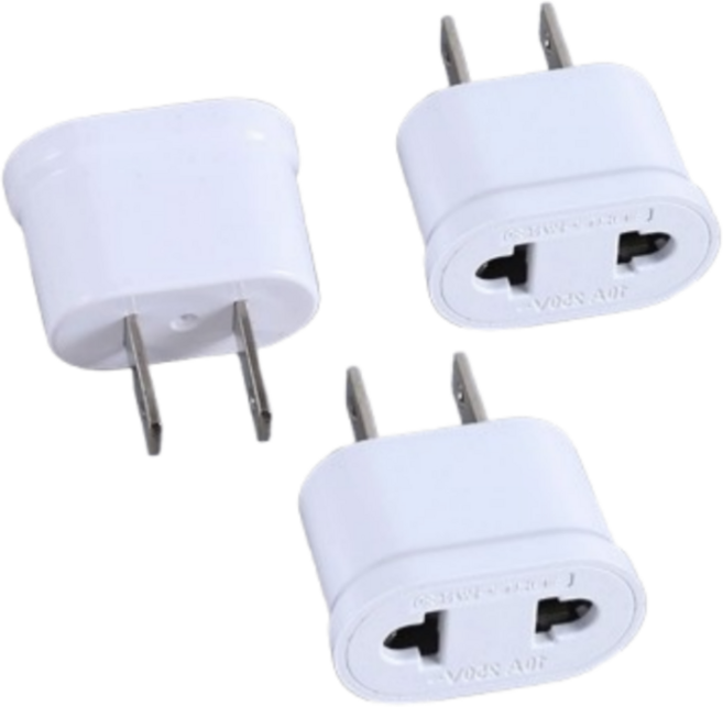 110v 220v 변환 돼지코 어댑터 일본 미국 대만 여행용, 3개