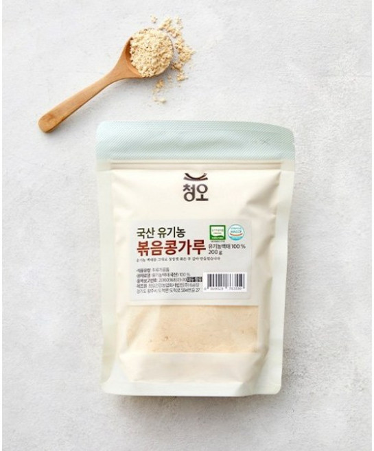 청오 국산 유기농 볶음 콩가루, 볶음 콩가루 200g 3개, 3개, 200g