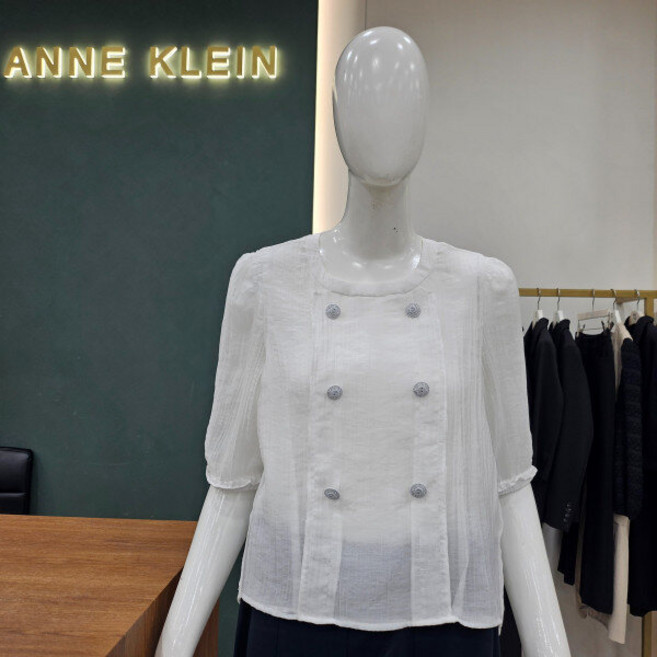 앤클라인 요루 바닥쉬폰 블라우스/AX6G2BL8560-81_IC