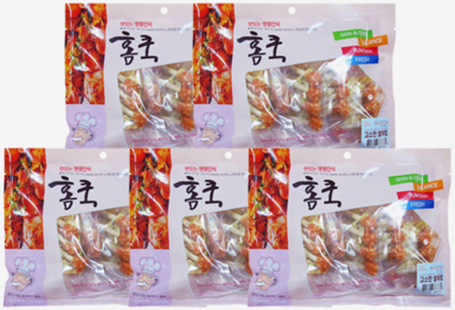 홈쿡 고소한 쌀튀밥 강아지간식 400g, 5개