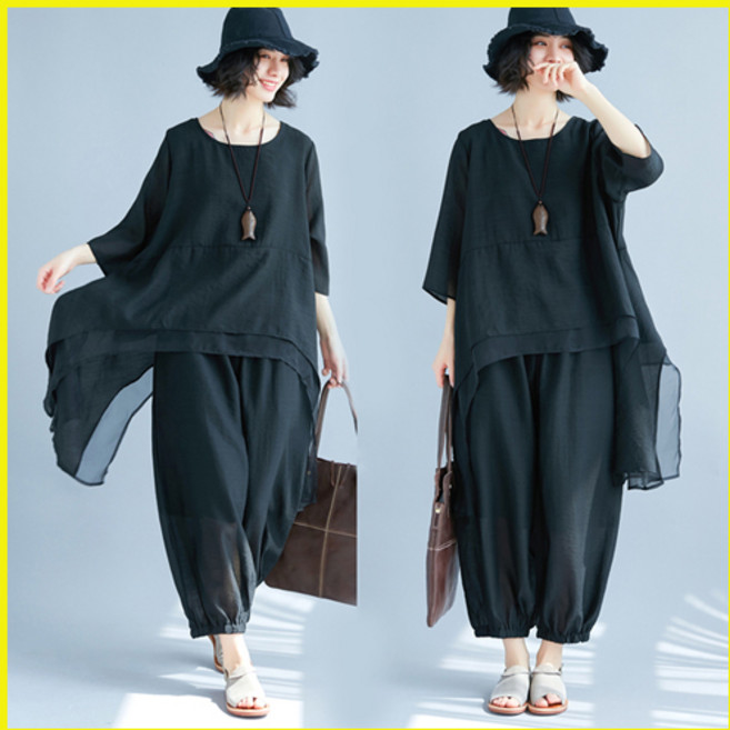 vaviola 바비올라 046상하투피스 생활한복 개량한복 세트