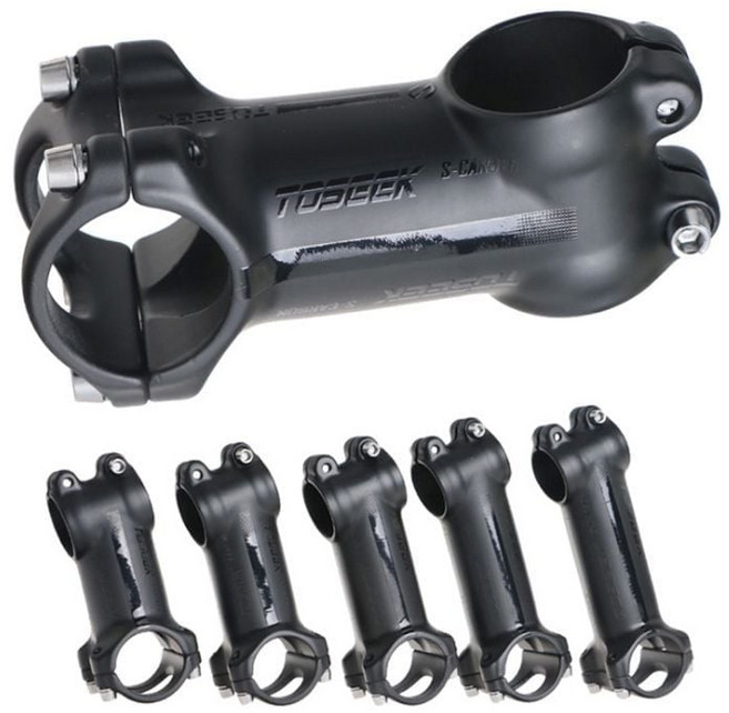 경량 알루미늄 자전거 핸들 스템 31.8mm MTB 로드바이크 호환, 6도 120mm