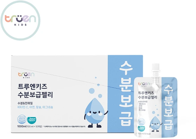 트루엔키즈 수분보급젤리 100ml X 10개, 1개 - 쿠팡