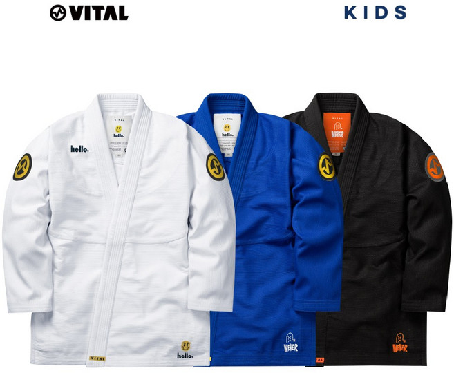 바이탈 네버스마일 키즈 주짓수 도복 VITAL BJJ 주짓수기 어린이 아동용