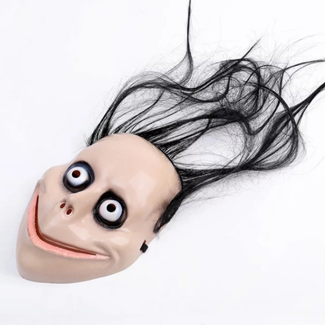 모모 귀신 가면 [코스프레 할로윈 파티 공포 마스크 코스튬 무서운 얼굴 분장 할로윈데이], 단품, 1개