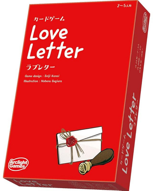 아크라이트 러브레터 제2판 (2-5인용 5분 10세 이상용) 보드 게임, 1개