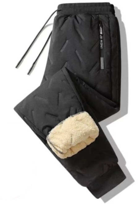 에쉬울프 남성 패딩 방한 바지 털바지 조거팬츠 털기모 바지