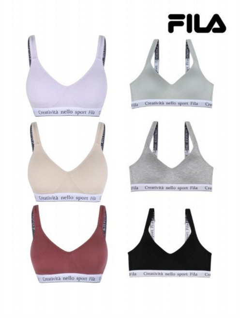 휠라 언더웨어 휠라 아웃핏 휠라벨로 브라탑 v2 (FI4BAG1450F_3SKU)