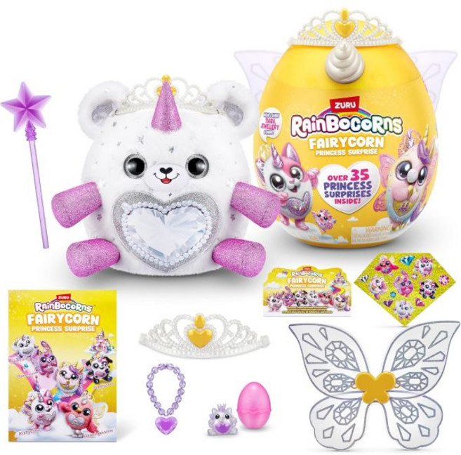레인보우콘스 페어리콘 프린세스 서프라이즈 (유니콘) by ZURU 11인치 봉제 인형, Bear
