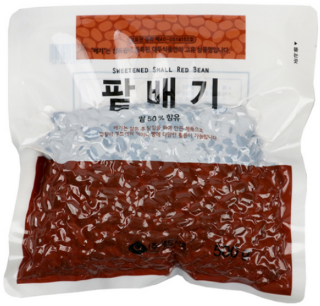 대두식품 팥배기, 500g, 1개